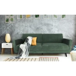 MENZZO Canapé Convertible Clic-clac Refresha Velours Vert -Vente-unique shop canape convertible clic clac refresha velours vert 8026533 20365023 1140x1140