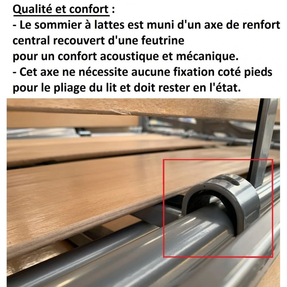 Inside 75 Canapé Lit CLUB DELUXE Convertible RAPIDO 140 Cm Sommie Lattes Cuir V... 6 Inside 75 Canapé Lit CLUB DELUXE Convertible RAPIDO 140 Cm Sommie Lattes Cuir V... – Image 4