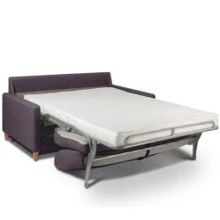 Inside 75 Canapé Convertible OGGETTO Matelas 16 Cm Système Rapido Sommier Latt... -Vente-unique shop canape convertible oggetto matelas 16 cm systeme rapido sommier lattes 160cm renatonisi tweed violet 7845633 19833955 1200x1200