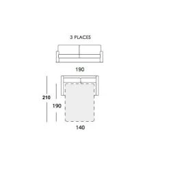 Inside 75 Canapé Convertible RAPIDO 140 Cm GAVINA Matelas 16 Cm Tissu Jaune Pas... -Vente-unique shop canape convertible rapido 140 cm gavina matelas 16 cm tissu jaune passepoil blanc 7832093 19776707 1200x1200