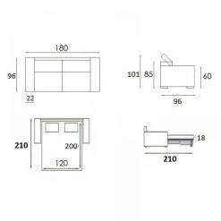 Inside 75 Canapé Convertible Rapido IMOLA Nubucuir Gris Clair Couchage 120 Cm M... 11 Inside 75 Canapé Convertible Rapido IMOLA Nubucuir Gris Clair Couchage 120 Cm M... -Vente-unique shop canape convertible rapido imola nubucuir gris clair couchage 120 cm matelas 18cm 7848743 19847039 1200x1200