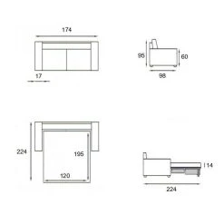 Inside 75 Canapé Convertible Rapido JACKSON 120cm Comfort BULTEX® 14cm Sommier... -Vente-unique shop canape convertible rapido jackson 120cm comfort bultex 14cm sommier lattes renatonisi tweed rouge 7839265 19806949 1200x1200