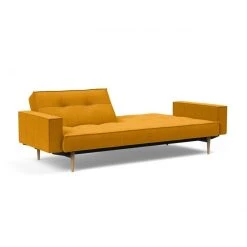 Inside 75 Canape Convertible SPLITBACK STYLETTO Avec Accoudoirs Pieds Fuseau Che... 9 Inside 75 Canape Convertible SPLITBACK STYLETTO Avec Accoudoirs Pieds Fuseau Che... -Vente-unique shop canape convertible splitback styletto avec accoudoirs pieds fuseau chene naturel tissu elegance burned curry 12825716 34580762 1140x1140