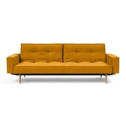 Inside 75 Canape Convertible SPLITBACK STYLETTO Avec Accoudoirs Pieds Fuseau Che... 11 Inside 75 Canape Convertible SPLITBACK STYLETTO Avec Accoudoirs Pieds Fuseau Che... -Vente-unique shop canape convertible splitback styletto avec accoudoirs pieds fuseau chene naturel tissu elegance burned curry 12825716 34580766 1140x1140