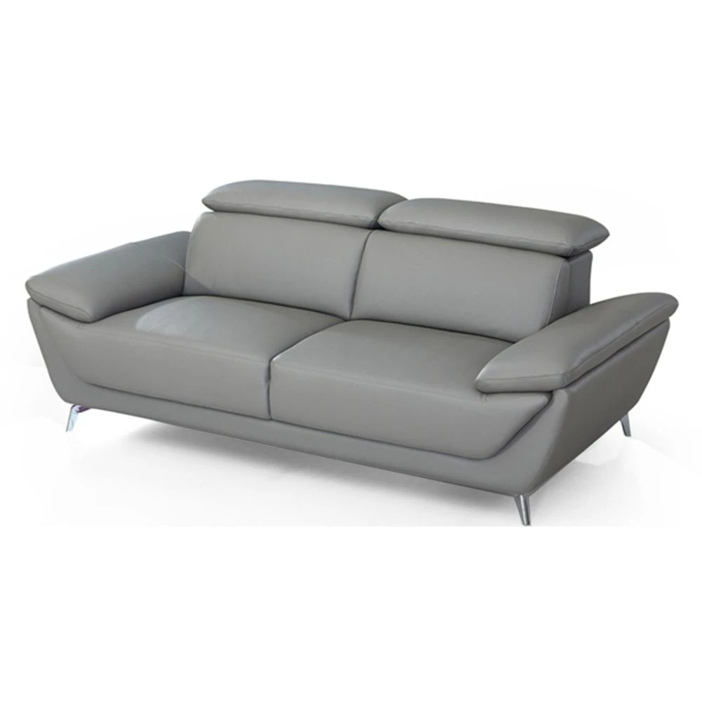 La Maison Du Canapé Canapé En Cuir 3 Places LEA 6 La Maison Du Canapé Canapé En Cuir 3 Places LEA – Image 4