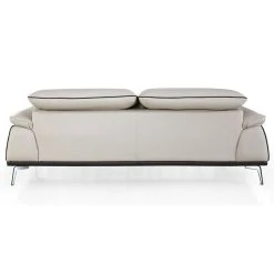 La Maison Du Canapé Canapé 3 Places Cuir ELLIE -Vente-unique shop canape cuir beige 3 places dos 4