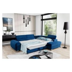 Meubler Design Canapé D'angle Convertible Design Laurence - Angle Canapé - Gauche, ... -Vente-unique shop canape dangle convertible design laurence angle canape gauche couleur canape monolith 77 13491666 36927048 1140x1140