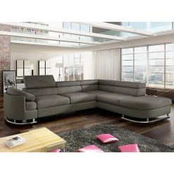 Vente-unique Canapé D'angle Convertible En Tissu Et Simili MYSEN - Taupe - Angle D... 8 Vente-unique Canapé D'angle Convertible En Tissu Et Simili MYSEN - Taupe - Angle D... -Vente-unique shop canape dangle convertible en tissu et simili mysen taupe angle droit 8237799 20990305 1140x1140