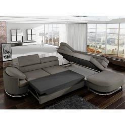 Vente-unique Canapé D'angle Convertible En Tissu Et Simili MYSEN - Taupe - Angle D... 9 Vente-unique Canapé D'angle Convertible En Tissu Et Simili MYSEN - Taupe - Angle D... -Vente-unique shop canape dangle convertible en tissu et simili mysen taupe angle droit 8237799 20990307 1140x1140