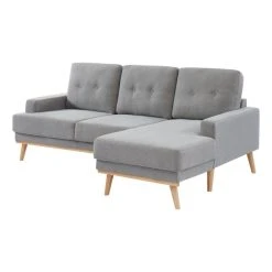 BUT Canapé D'angle Droit SUNNY Tissu Gris Clair -Vente-unique shop canape dangle droit sunny tissu gris clair 11567090 30351296 1140x1140