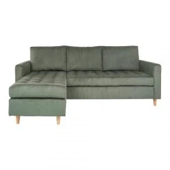 HOUSE NORDIC Canapé D'Angle En Velours Côtelé Vert Foncé FIRENZE -Vente-unique shop canape dangle en velours cotele vert fonce firenze design 1301512 4 1140x1140