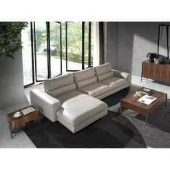 Angel Cerda Canapé D'angle (G) En Cuir Réglable -Vente-unique shop canape dangle g en cuir reglable 14083088 39127484 1140x1140