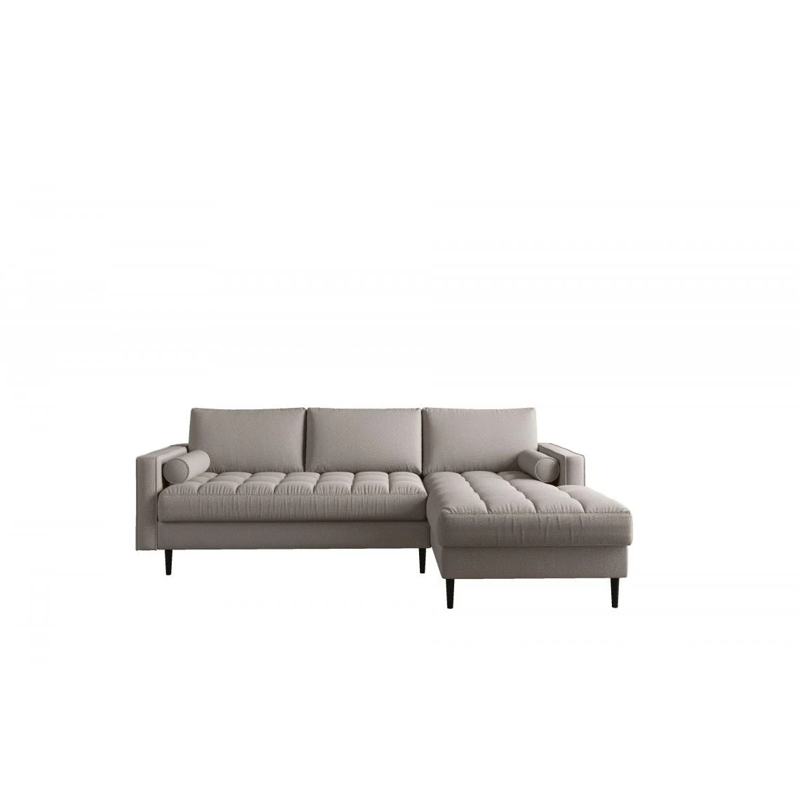 Canapé D'angle MAEL Cacharel En Tissu Moka Fixe 3 Canapé D'angle MAEL Cacharel En Tissu Moka Fixe