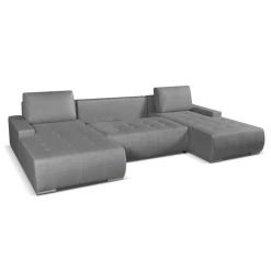 Vente-unique Canapé D'angle Panoramique Convertible En Tissu Gris LEANZA 11 Vente-unique Canapé D'angle Panoramique Convertible En Tissu Gris LEANZA -Vente-unique shop canape dangle panoramique convertible en tissu gris leanza 14070022 39073246 1140x1140