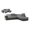BUT Canapé D'angle Réversible Convertible ATHENA Gris 2 BUT Canapé D'angle Réversible Convertible ATHENA Gris -Vente-unique shop canape dangle reversible convertible gris athena avec pouf sous la meridienne 11020510 28784764 1140x1140