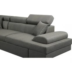 Habitat Et Jardin Canapé D'angle Sophia Luxe - 265 X 190.5 X 80/91 Cm - Gris - Angle ... -Vente-unique shop canape dangle sophia luxe 265 x 1905 x 8091 cm gris angle droit 11303930 29539404 1140x1140