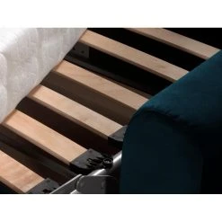 Lisa Design Canapé Droit Convertible 3 Places OWEN - Velours Bleu Canard -Vente-unique shop canape droit convertible 3 places owen velours bleu canard 11296102 29519816 1140x1140