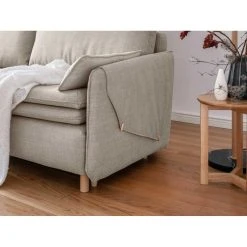 Bestmobilier Canapé Droit Convertible 3 Places SIMON - Tissu Beige -Vente-unique shop canape droit convertible 3 places simon tissu beige 13326662 36366516 1140x1140