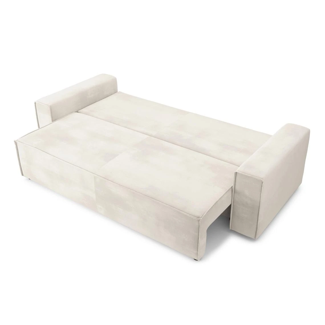 Baita Canapé Droit MIRAGE Convertible Velours Beige 6 Baita Canapé Droit MIRAGE Convertible Velours Beige – Image 4