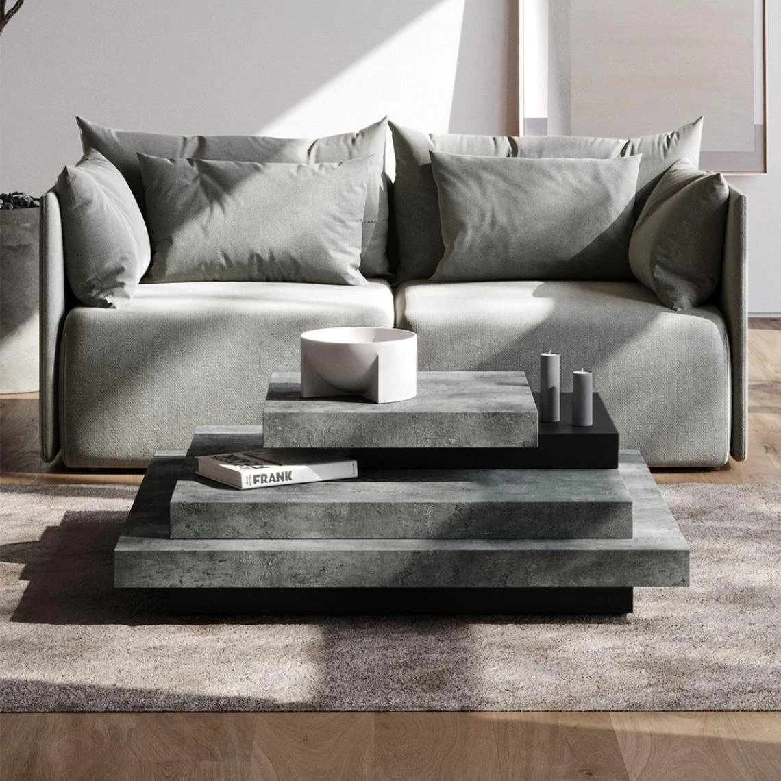 Canapé DUNE 2L - Gris Clair - TEMAHOME 4 Canapé DUNE 2L - Gris Clair - TEMAHOME – Image 2