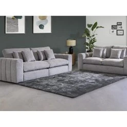 Vente-unique Canapé 3+2 Places En Tissu Gris Clair ARPINO -Vente-unique shop canape fixe arpino 13199250 35857452 1140x1140