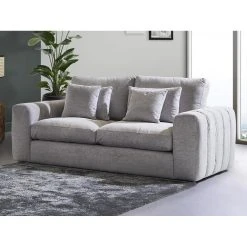 Vente-unique Canapé 3+2 Places En Tissu Gris Clair ARPINO -Vente-unique shop canape fixe arpino 13199250 35857456 1140x1140