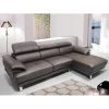 Vente-unique Canapé D'angle Droit En Cuir Premium Marron EXCELSIORA -Vente-unique shop canape fixe excelsiora 13458820 36820522 1140x1140