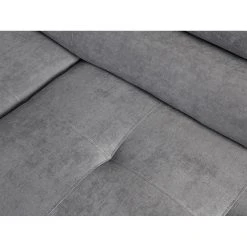 Vente-unique Canapé D'angle Convertible En Tissu Et Simili Gris KERIO - Angle Droi... -Vente-unique shop canape kerio 11700926 30833730 1140x1140