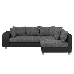 Vente-unique Canapé D'angle Convertible Tissu Et Simili KUOPIO - Gris Et Noir - An... -Vente-unique shop canape kuopio 10504634 27219572 1140x1140