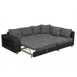 Vente-unique Canapé D'angle Convertible Tissu Et Simili KUOPIO - Gris Et Noir - An... -Vente-unique shop canape kuopio 10504634 27219574 1140x1140