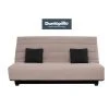 UB DESIGN SALON Canapé Lit Caly CC 130 Mousse 28 Kg Couette Taupe