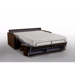 Inside 75 Canapé Lit Rapido ECLIPSE ELITE Polyuréthane Marron Sommier Lattes 1... -Vente-unique shop canape lit rapido eclipse elite polyurethane marron sommier lattes 140cm assises et matelas memoire de forme 7911403 19980797 1200x1200