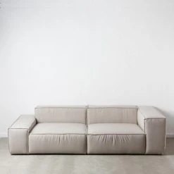 Tousmesmeubles Canapé Module Droit Tissu/Gris Taille L - AISSA -Vente-unique shop canape module droit tissugris taille l aissa 11510868 30141566 1140x1140