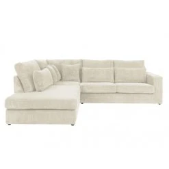 Vente-unique Grand Canapé D'angle En Velours Côtelé MONDOVI - Crème - Angle Gau... -Vente-unique shop canape mondovi 10484838 27132774 1140x1140