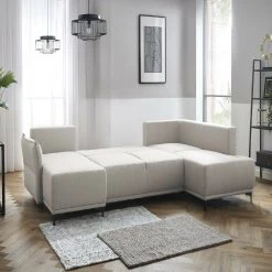 Lisa Design Canapé Panoramique 7 Places ARYA - Angle Droit - Tissu Beige -Vente-unique shop canape panoramique 7 places arya angle droit tissu beige 9541474 24849914 914 1140x1140