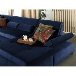 Lisa Design Canapé Panoramique 7 Places VERMONT - Angle Gauche - Velours Bleu Nui... -Vente-unique shop canape panoramique 7 places vermont angle gauche velours bleu nuit 12169510 32358232 1140x1140