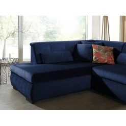 Lisa Design Canapé Panoramique 7 Places VERMONT - Angle Gauche - Velours Bleu Nui... -Vente-unique shop canape panoramique 7 places vermont angle gauche velours bleu nuit 12169510 32358234 1140x1140
