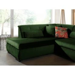 Lisa Design Canapé Panoramique 7 Places VERMONT - Angle Gauche - Velours Vert -Vente-unique shop canape panoramique 7 places vermont angle gauche velours vert 12169484 32358104 1140x1140