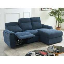 Vente-unique Canapé D'angle Droit Relax électrique En Tissu Bleu SUZY 10 Vente-unique Canapé D'angle Droit Relax électrique En Tissu Bleu SUZY -Vente-unique shop canape relaxation suzy 13523718 37063108 1140x1140