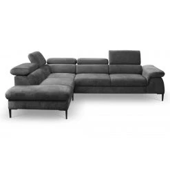 PASCAL MORABITO Grand Canapé D'angle Convertible En Velours Anthracite SEPINA De PASC... -Vente-unique shop canape sepina 11959830 31710352 1140x1140