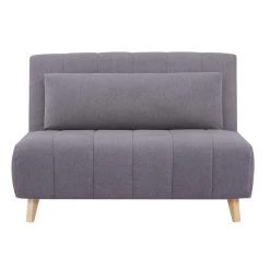 Vente-unique Canapé 2 Places Convertible En Tissu Gris STREVI -Vente-unique shop canape strevi 11933752 31594766 1140x1140