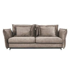 Maison Aubertin Canapé Tissu Droit Convertible Taupe Verduro - 3 Places -Vente-unique shop canape tissu droit convertible taupe verduro 3 places 10229292 26372564 1140x1140