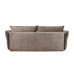 Maison Aubertin Canapé Tissu Droit Convertible Taupe Verduro - 3 Places -Vente-unique shop canape tissu droit convertible taupe verduro 3 places 10229292 26372570 1140x1140