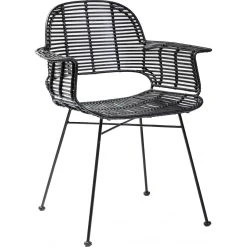 Kare Design Fauteuil Noir Ko Lipe