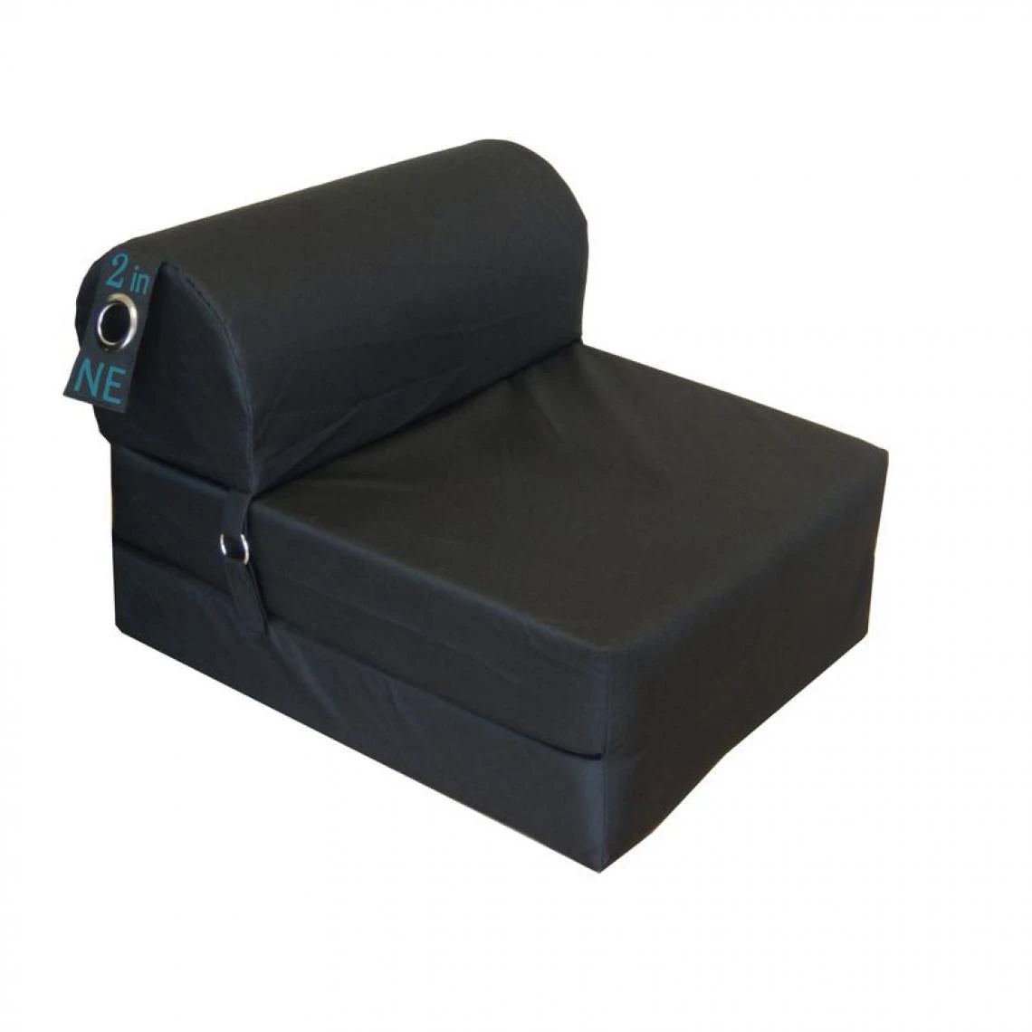 BUT Chauffeuse L.75 Cm 2 IN 1 Noir 4 BUT Chauffeuse L.75 Cm 2 IN 1 Noir – Image 2