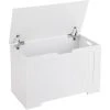 HELLOSHOP26 Coffre De Rangement Banquette Chaussure Bois Blanc 76 Cm 12_0000430