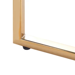 Beliani Console à Plateau En Verre Effet Marbre Blanche Et Dorée ROYSE -Vente-unique shop console a plateau en verre effet marbre blanche et doree royse 13902356 38544936 1140x1140