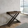 Itamoby Console Extensible 90x40-300 Cm Table En Bois Design Moderne Diago Noi...
