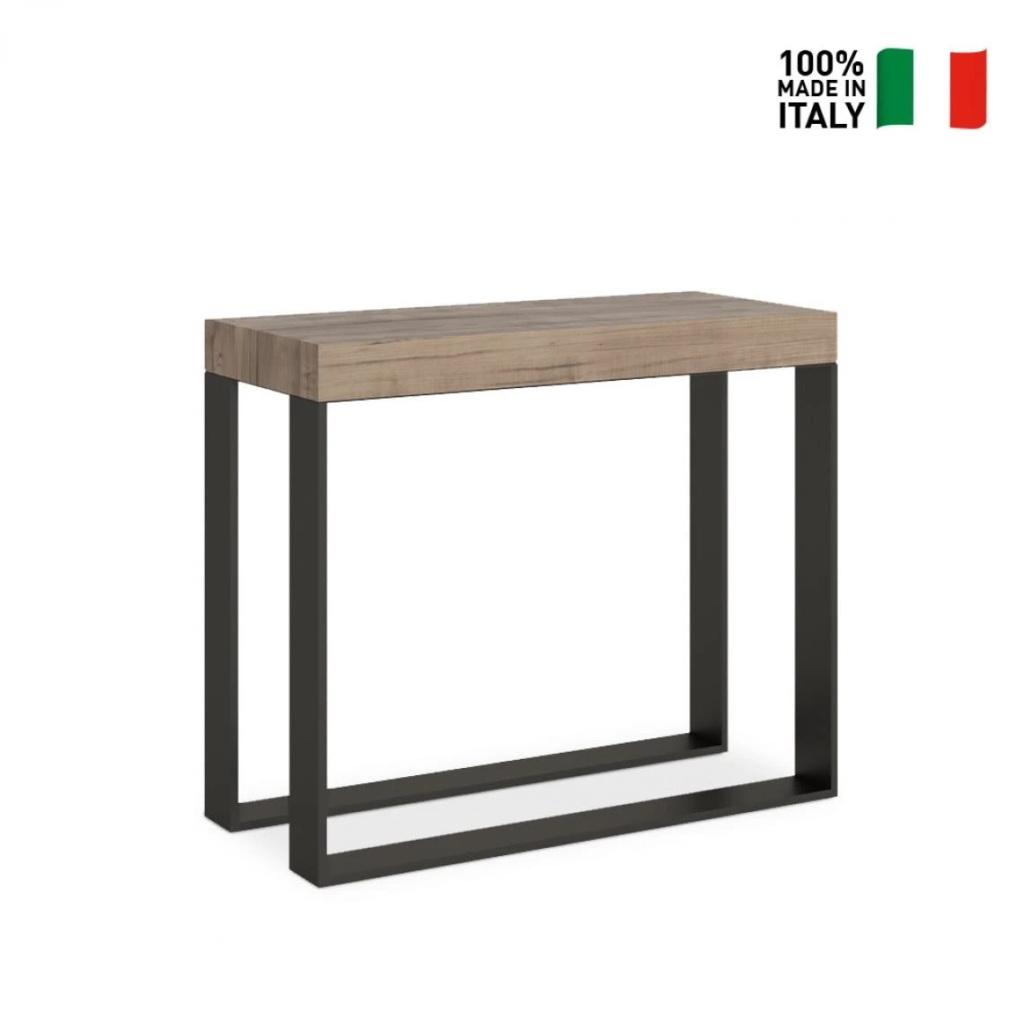 Itamoby Console Extensible 90x40-300cm Table à Manger Moderne En Bois Elettra... 4 Itamoby Console Extensible 90x40-300cm Table à Manger Moderne En Bois Elettra... – Image 2