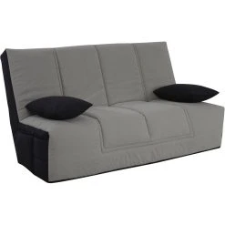 UB DESIGN SALON Canapé Lit Hight CC 130 Ressorts Couette Grise -Vente-unique shop convertible clic clac ub design hight cc 130 ct gris 11111518 29031656 1140x1140